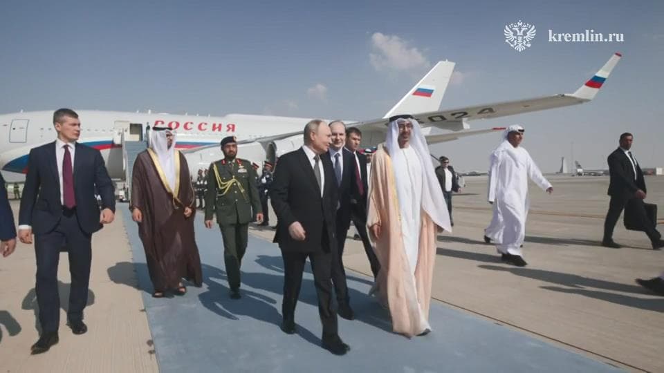 Rus lider Putin Birleşim Arap Emirlikleri'nde