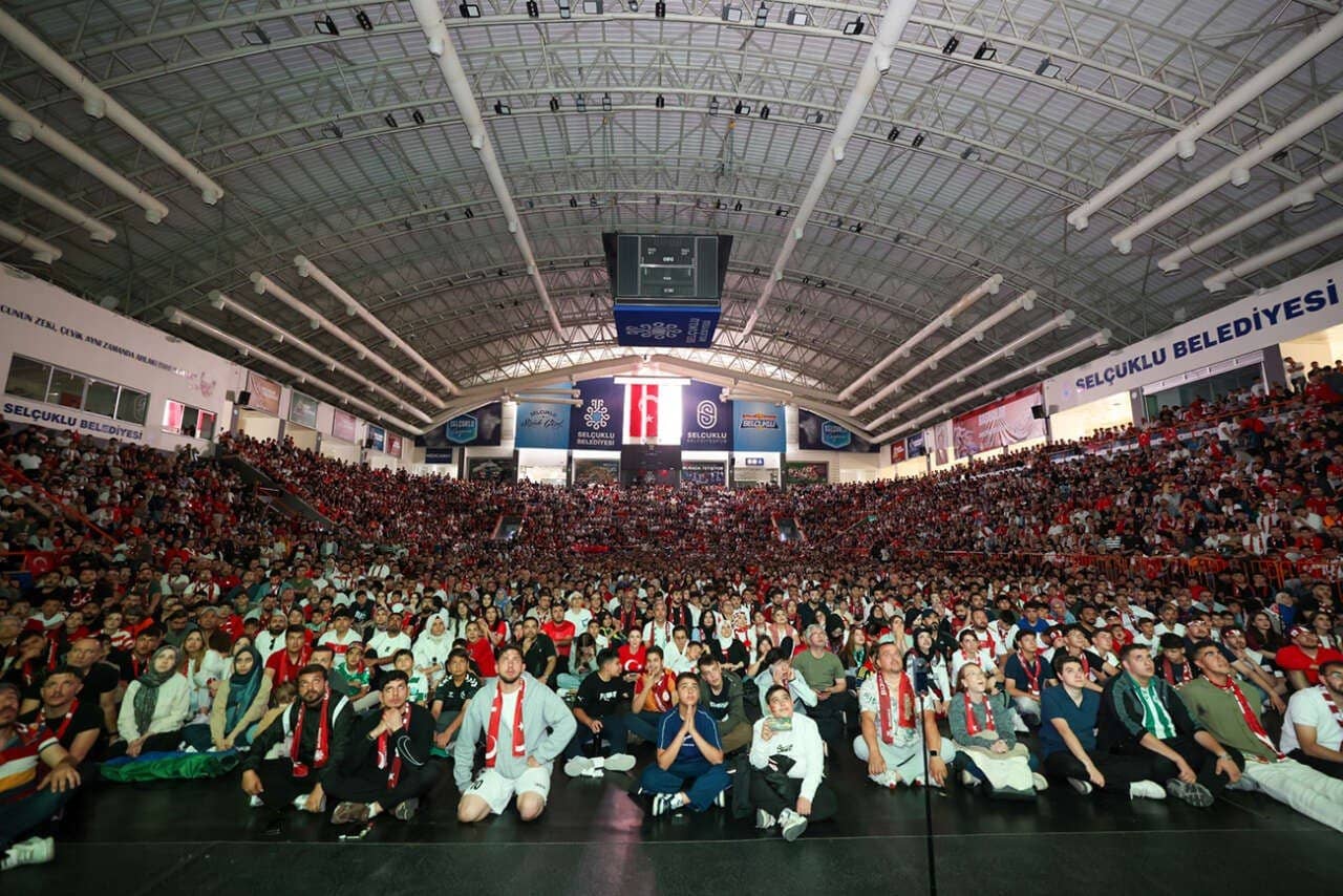Konya’da Dünya Kupası Heyecanı: Binlerce Taraftar Tek Yürek