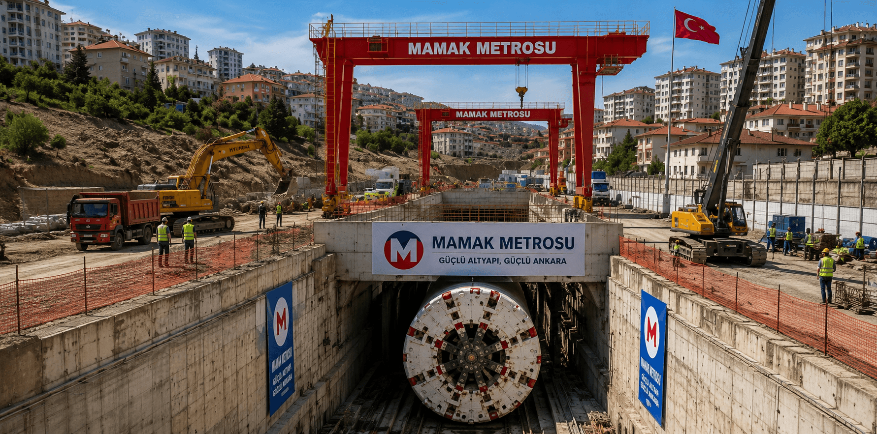 Mamak Metrosu'nda Çalışmalar Hızlandı! 8 İstasyonda Son Durum