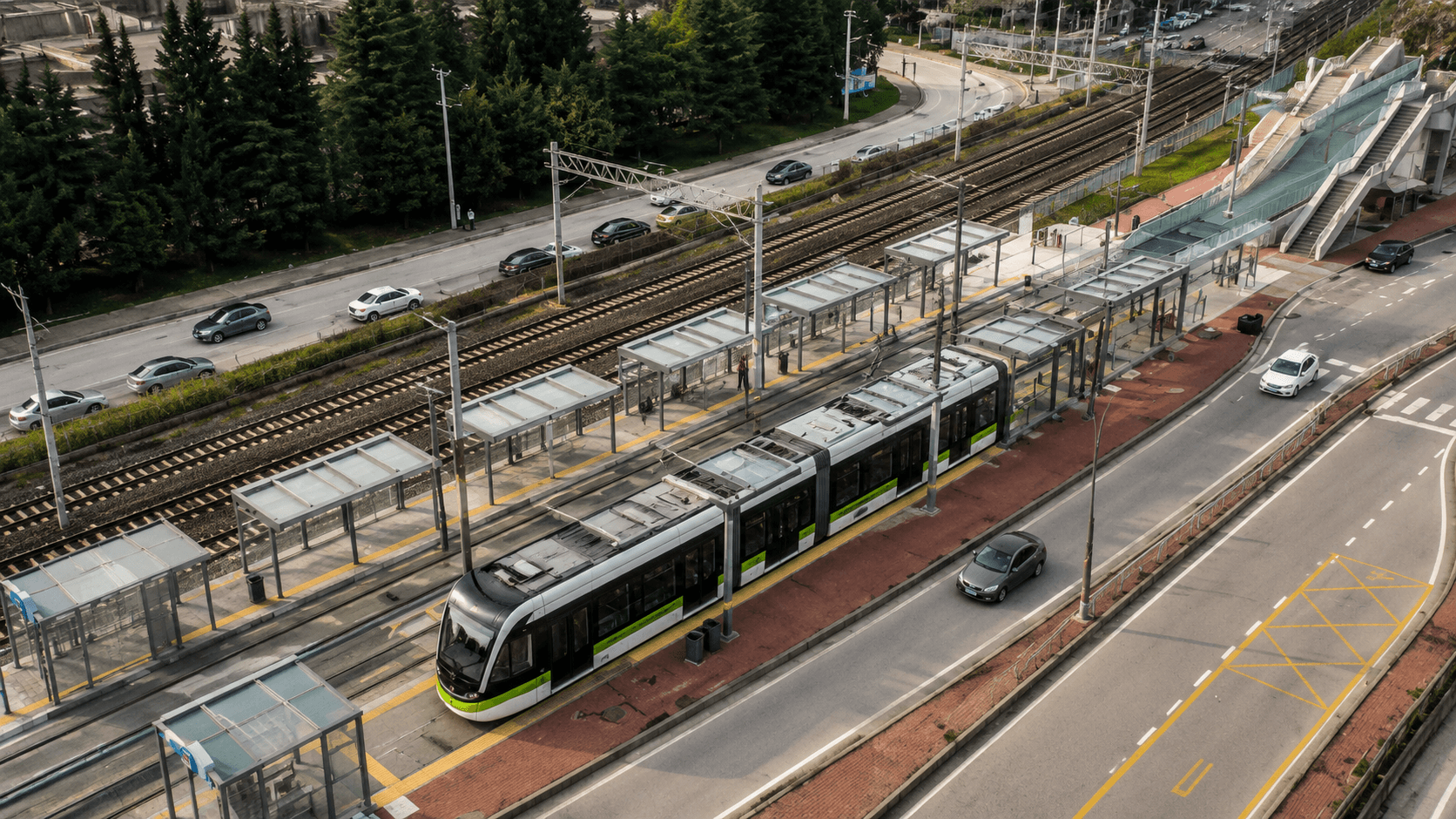 Kocaeli Alikahya Tramvay Hattında Test Sürüşleri Başladı