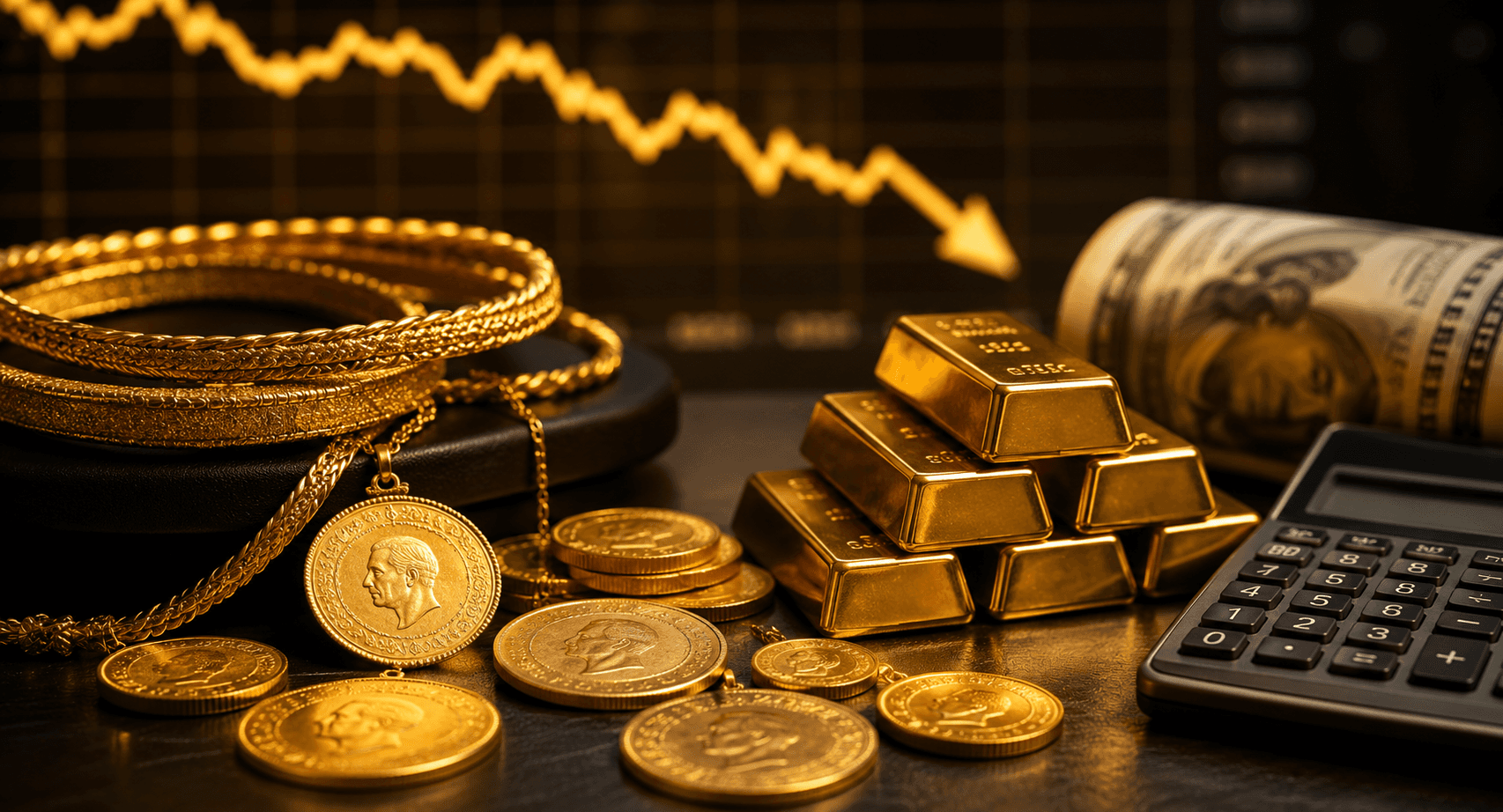 Altında Sert Geri Çekilme! Gram Altın 5.969 TL'ye Düştü