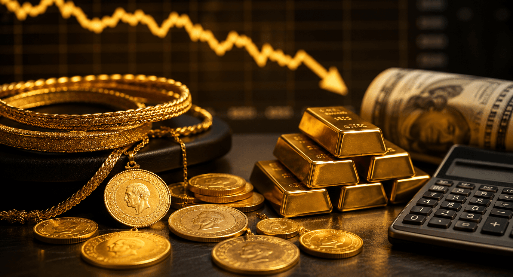 Altında Sert Geri Çekilme! Gram Altın 5.969 TL'ye Düştü