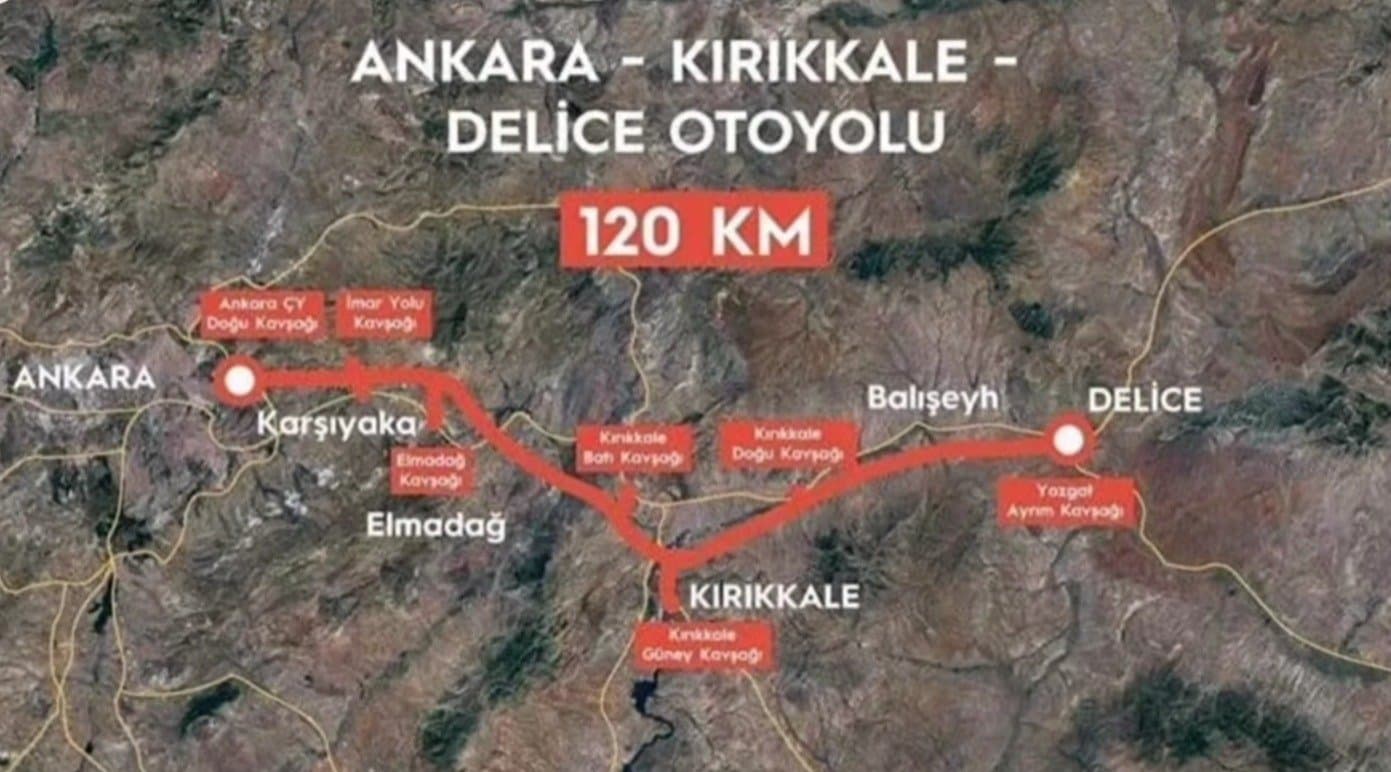 Ankara-Kırıkkale Otoyolunda Dev Projede Son Durum