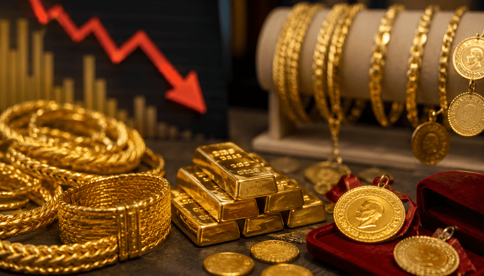 Altın Fiyatları Geriledi! Gram Altın Ne Kadar Oldu?