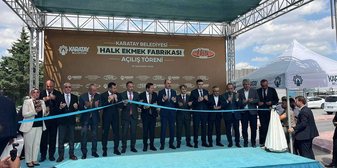 Konya’ya 250 Milyonluk Halk Ekmek Fabrikası Açıldı