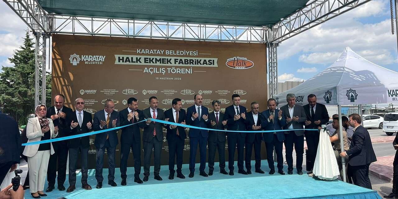 Konya’ya 250 Milyonluk Halk Ekmek Fabrikası Açıldı