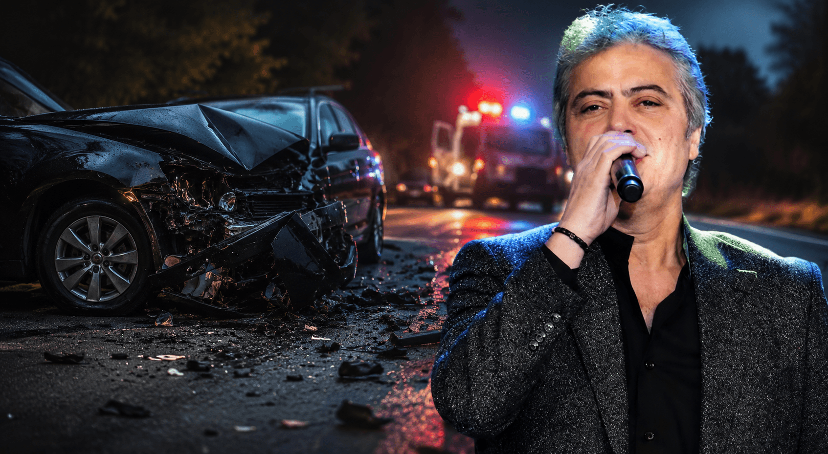 Cengiz Kurtoğlu Konya Yolunda Trafik Kazası Geçirdi