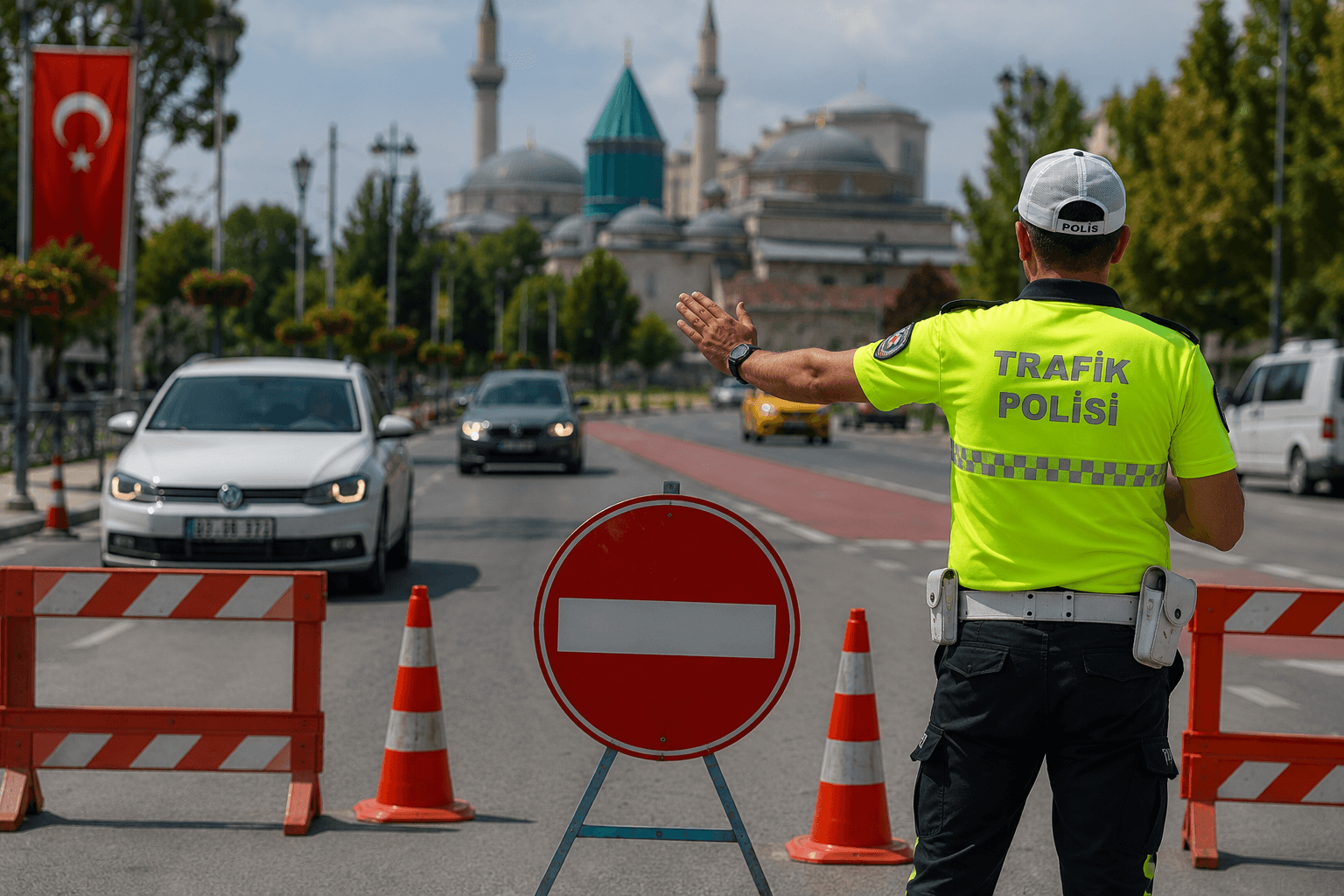 Konya'da 15 Temmuz Trafik Düzeni! Kapanacak Yollar Açıklandı