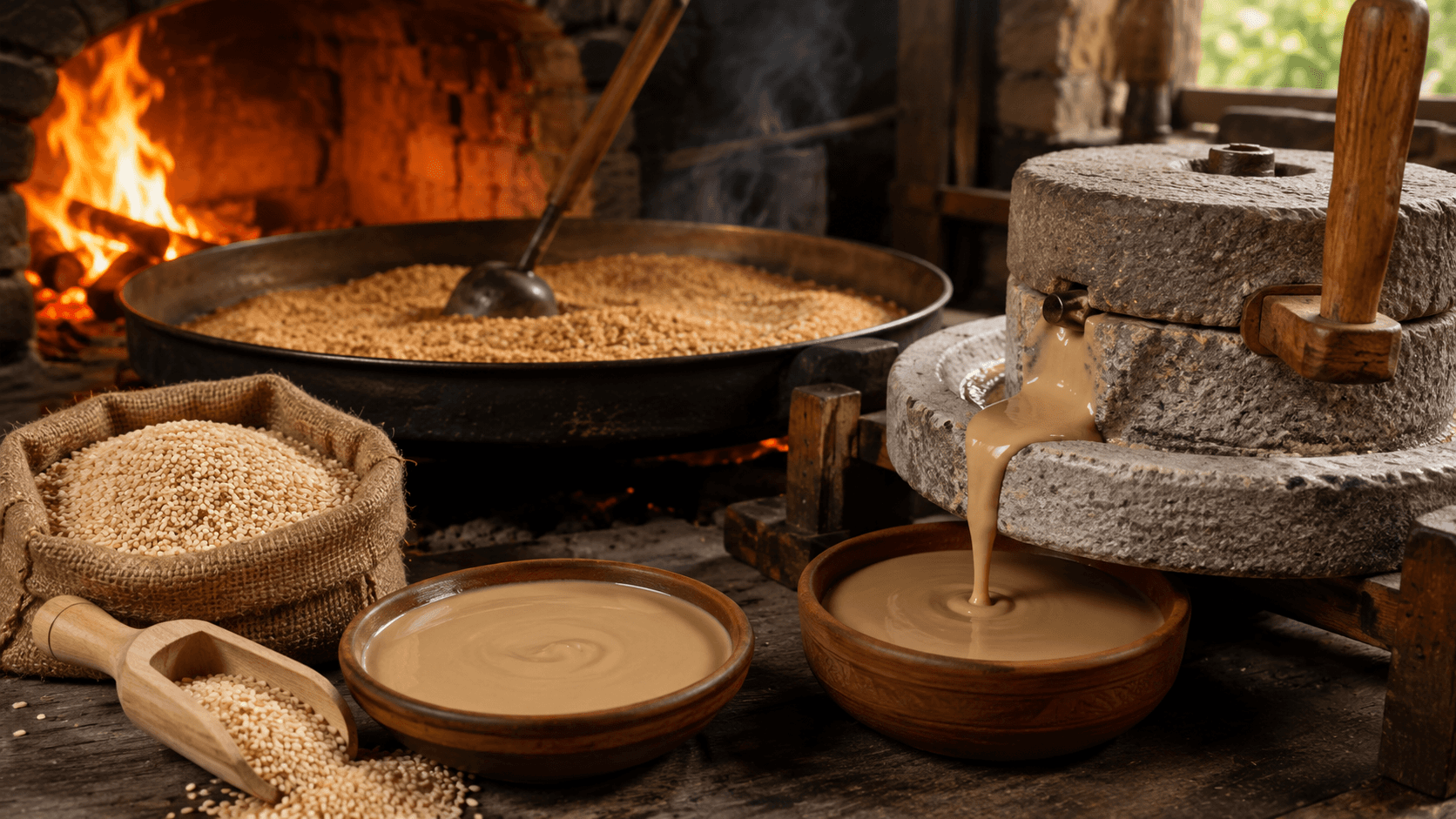 Bozkır Tahini Dünyaya Açıldı! 4 Saat Ateşte Kavruluyor