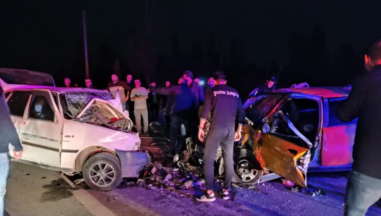 Konya’da iki otomobil çarpıştı: 1 ölü, 3 yaralı