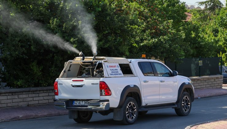 Selçuklu’da İlaçlama Çalışmaları Yoğun Bir Şekilde Devam Ediyor