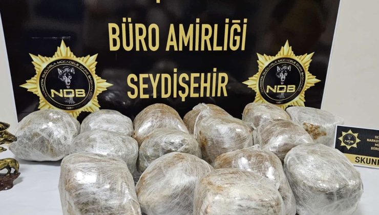 Seydişehir’de Uyuşturucu Operasyonu: 15 Kilo Uyuşturucu Ele Geçirildi