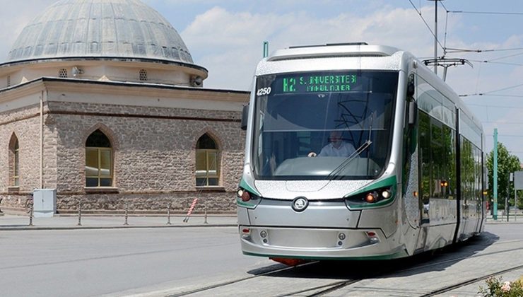 Konya’da Tramvay Seferlerine Geçici Ara! O Bölgeye Gitmeyecek!