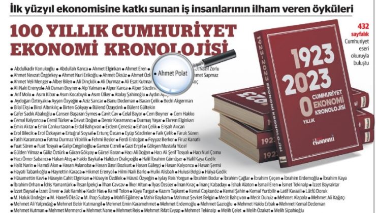 Konyalı İş İnsanı, Cumhuriyetin 100. Yılında Ekonomiye İlham Verenler Arasında