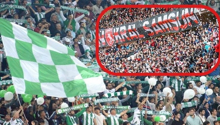 Konya’da Dostluk Rüzgarları! Konyaspor ve Samsunspor Taraftarları Buluştu