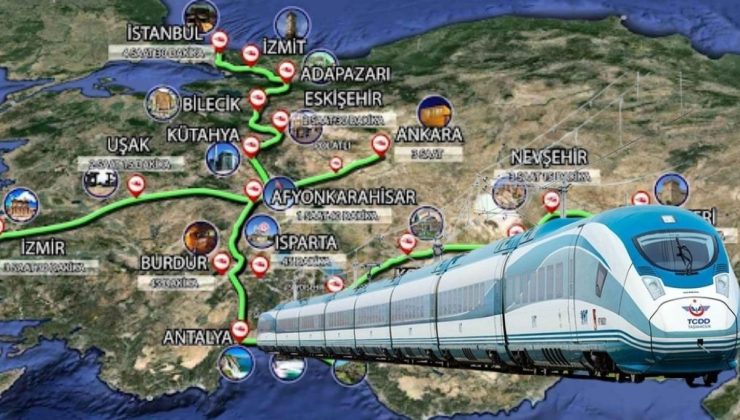 YHT ile 10 Şehir Antalya’ya Bağlanacak