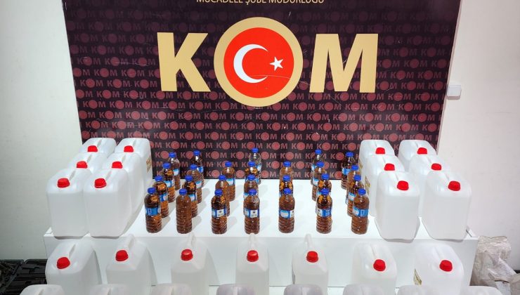 Konya’da Kaçak İçki Operasyonu: 1 Kişi Gözaltına Alındı