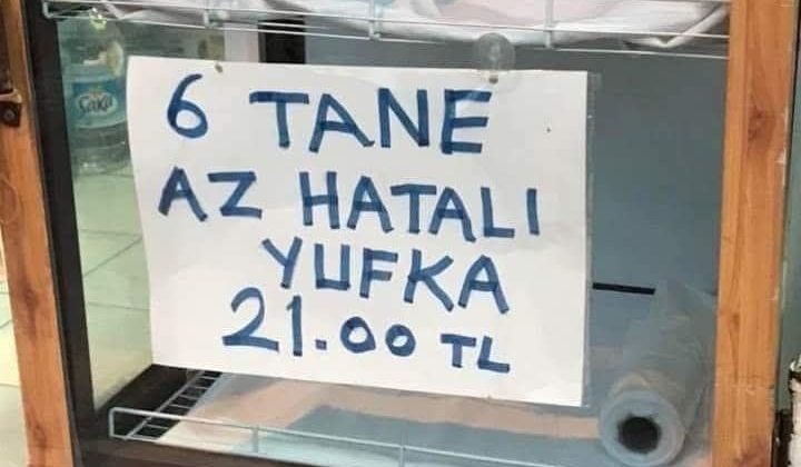 Az Hatalı Yufka Satışı Başladı!