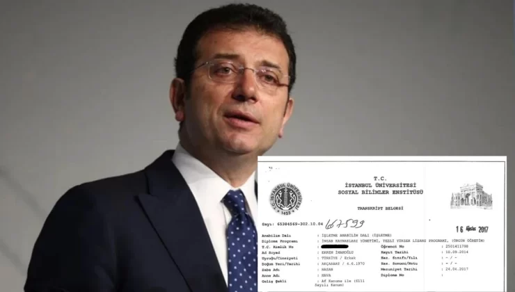 İmamoğlu’na Sahte Diploma Soruşturması! İfadeye Çağrıldı