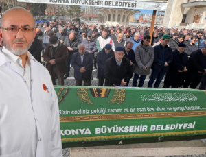 Konya’da Balkondan Düşerek Ölen Doktor Toprağa Verildi!