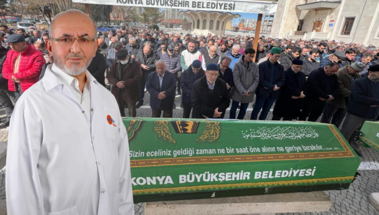 Konya’da Balkondan Düşerek Ölen Doktor Toprağa Verildi!